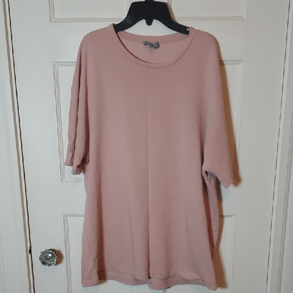 COS Men's Short Sleeve Crewneck T-Shirt Pink XL